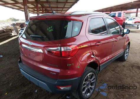 2021 Ford Ecosport Titanium из США, поврежденный, VIN MAJ6S3KL4MC409819